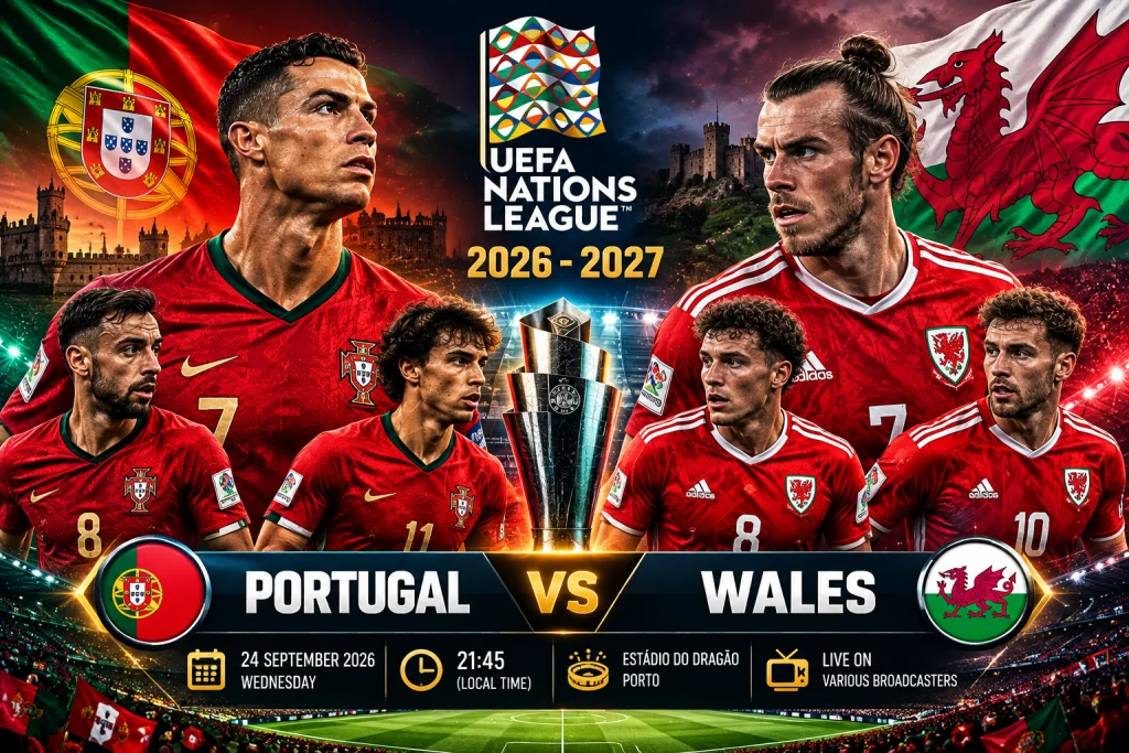 Portugal vs Wales: Match Prediction, Kick-Off Time and Lineups | UEFA Nations League 2026/2027
