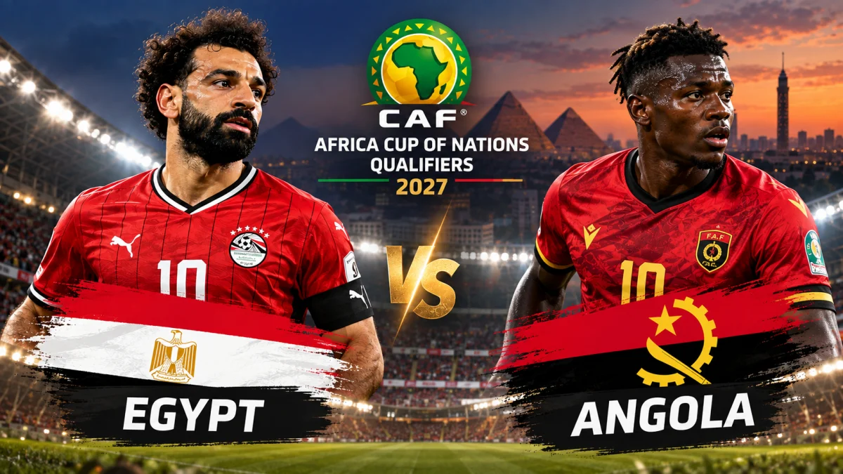 Egypt vs Angola prediction in the 2027 Africa Cup of Nations qualifiers